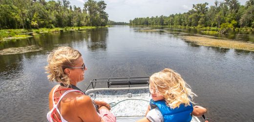 Airboating & Kayaking On The Wacissa River Paddling Trail, Florida